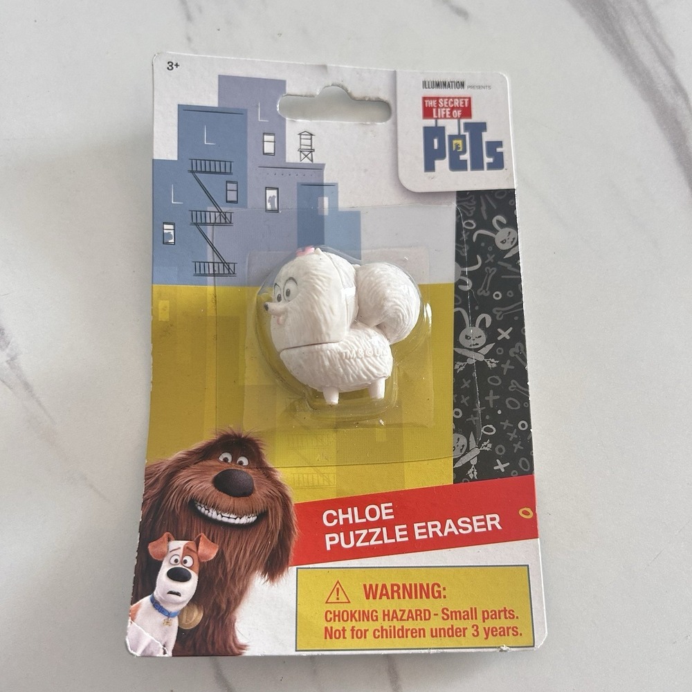 The Secret Life Of Pets Chloe Puzzle Eraser Illumination‎ New Older Stock UU